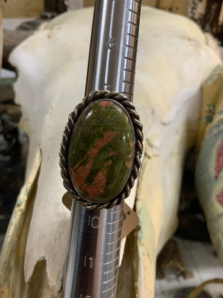 Pacific Crested Green Turquoise Ring