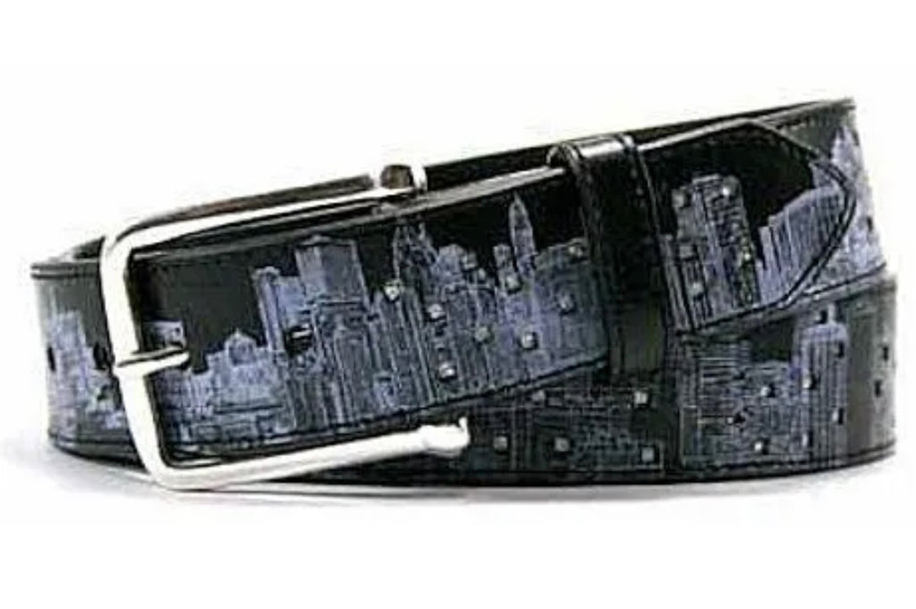 NYC Skyline with Twin Towers Vintage New Belt 34 NYC Skyline with Twin Towers Vintage New Belt 34