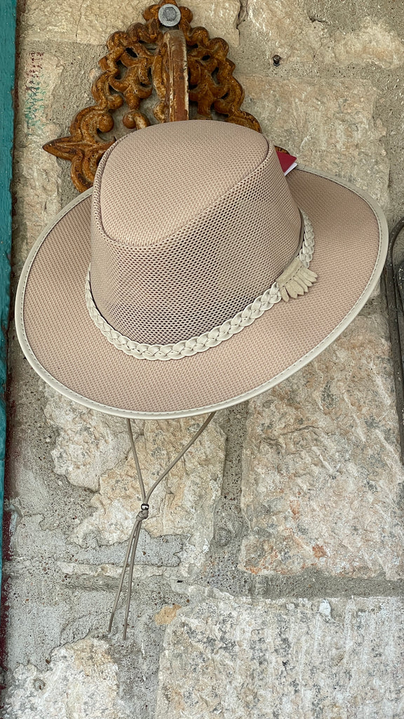 Mesh Soaker Sun Hat with Chin Strap
