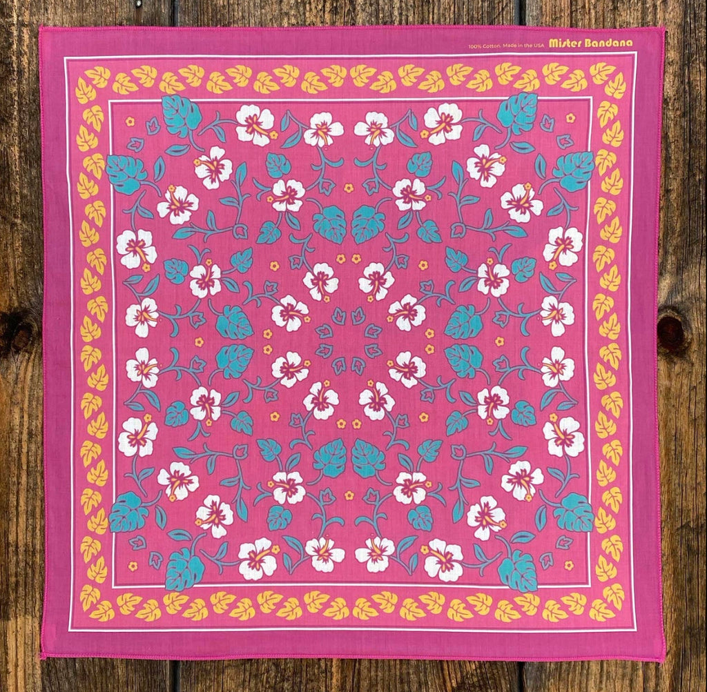 Pink Prairie Bandana Silky