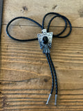 Thunderbird Bolo Tie Black Stone