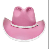 Pink Barbie Leather Hat
