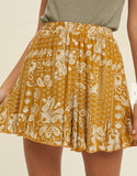 Paisley Bandana Mini Skirt