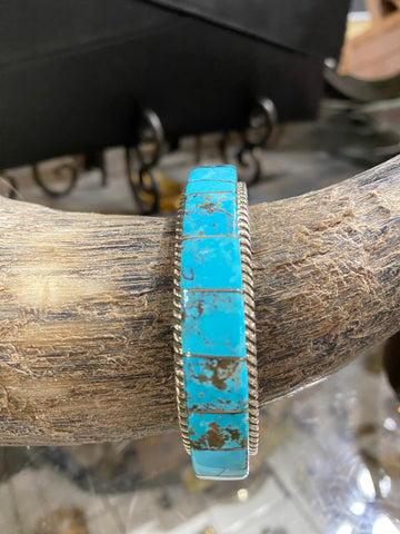 Kingman Turquoise Men’s Sterling Cuff