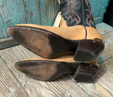 Vintage Mahan 2 Tone Boots with Stars 6.5M