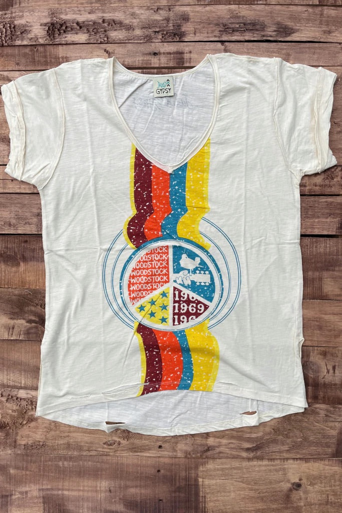 Woodstock Neck Tee Woodstock Neck Tee