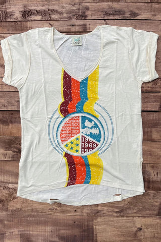 Woodstock Neck Tee