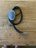 Oval Patina Concho Bolo Tie