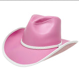 Pink Barbie Leather Hat