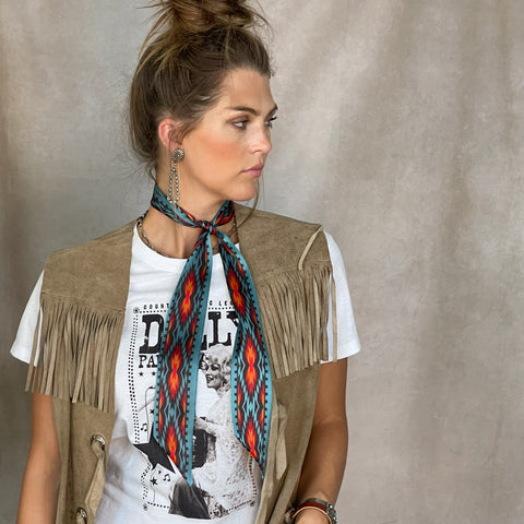Double D Ranch Before Barbed Wire Beaded Bag