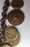 Vintage Copper Copper Coin Necklace