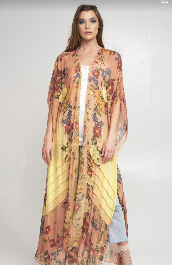 Softness Blooms Kimono One Size
