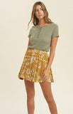 Paisley Bandana Mini Skirt