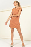 Relaxed Cotton Mini Dress