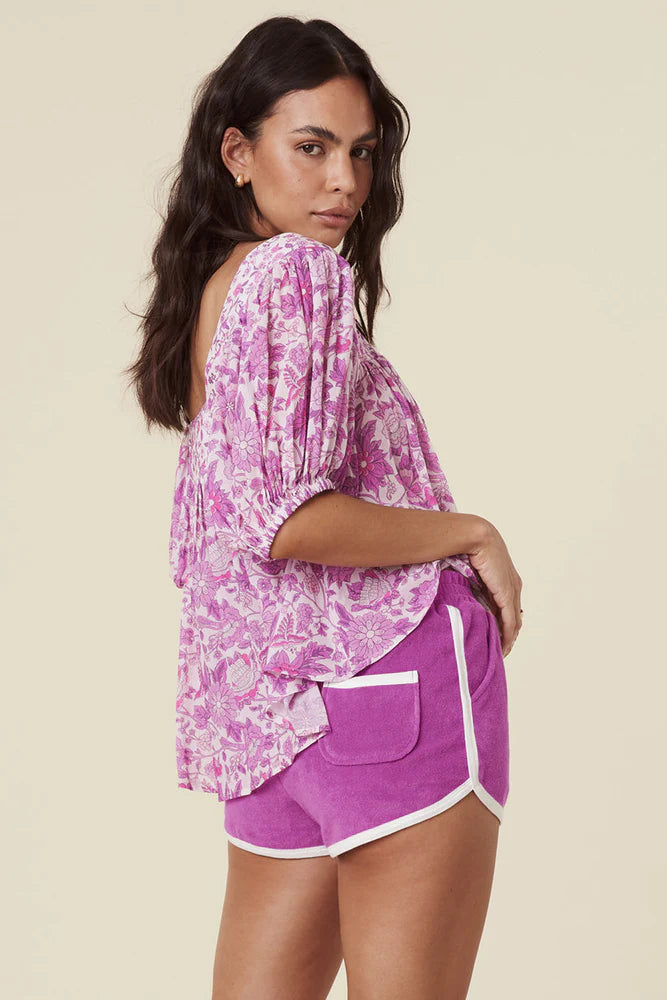 Spell Mossy Floral Top M