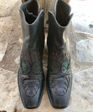 Rare Tres Outlaws Handmade Beaded Boots 7C EUC