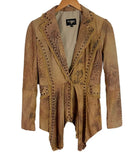 Old Gringo Leopardito Lamb Suede Jacket