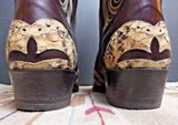 Mint Vintage Python Leather 10.5 Boots