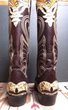 Mint Vintage Python Leather 10.5 Boots