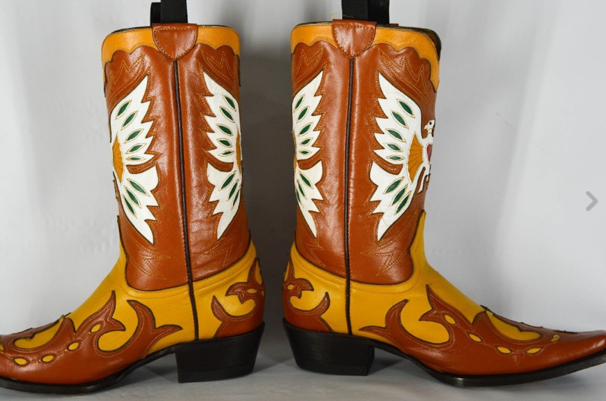 Custom McClintock Eagle Inlay Boots 9/9.5M Custom McClintock Eagle Inlay Boots 9/9.5M