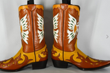 Custom McClintock Eagle Inlay Boots 9/9.5M