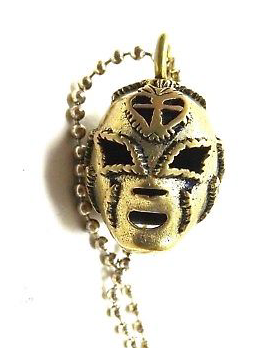 Tres Luchas Mask Necklace