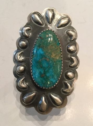 Exquisite Detail Navajo Kingman Cuff Bracelet