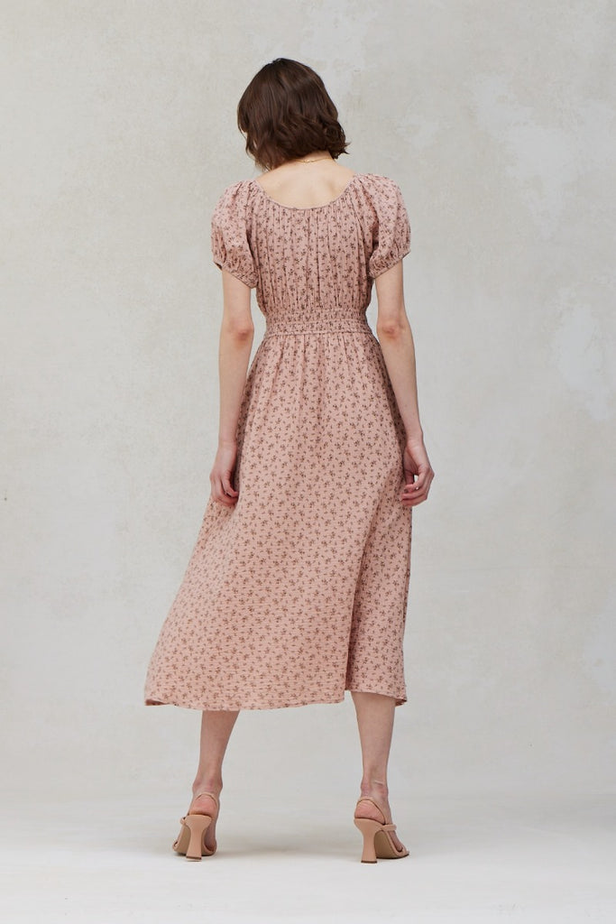 Floral Print Midi Dress