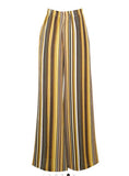 Bohemian Bank Striped Tunic Caftan Set