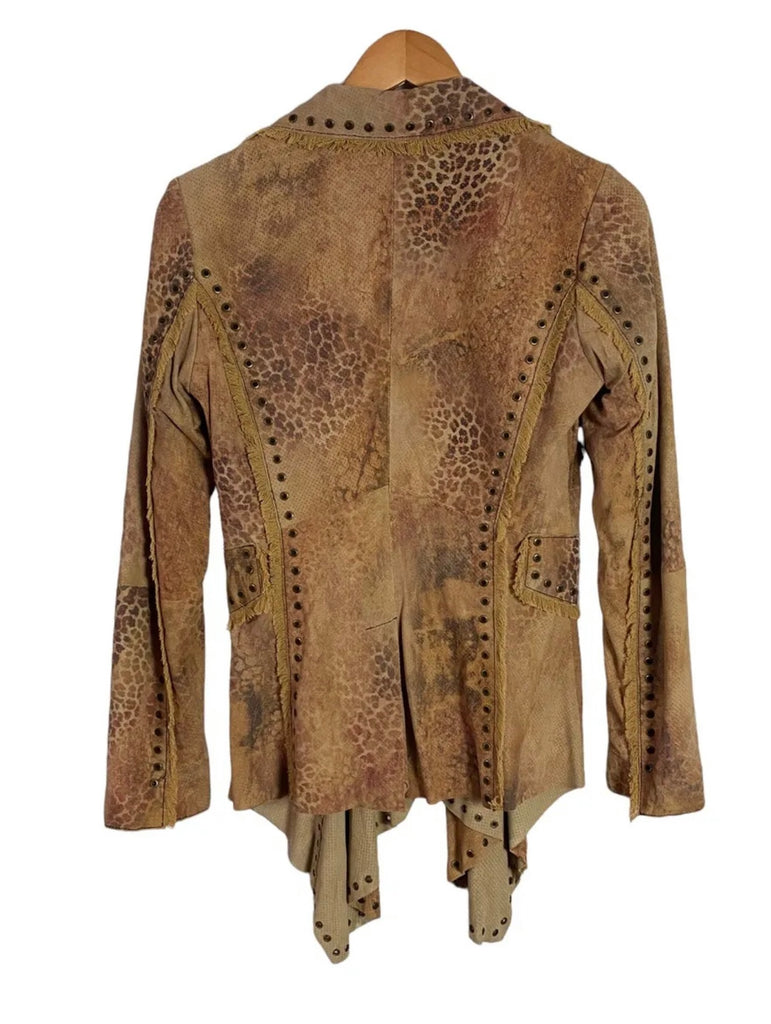 Old Gringo Leopardito Lamb Suede Jacket