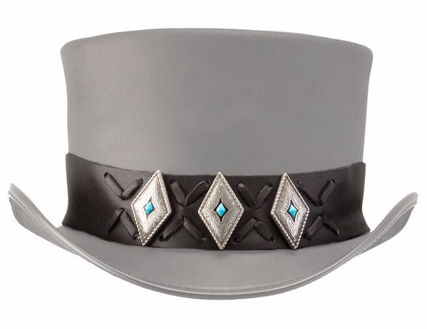 Lace Diamond Concho Hat Band