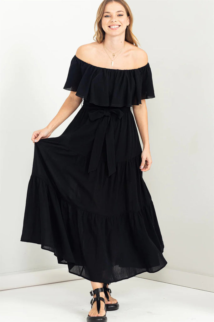 Off Shoulder Dress 2 Colors!