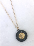 Lionhead on Gold Filled Chain 15