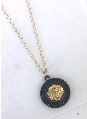 Initial Crystal CZ Necklace