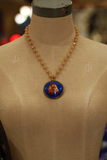 Antique Horse Bridle Rosette Necklace