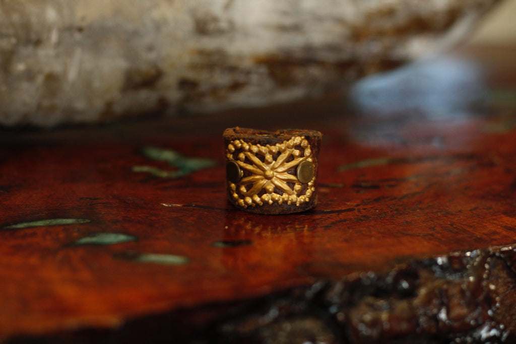 Vintage Leather Ring