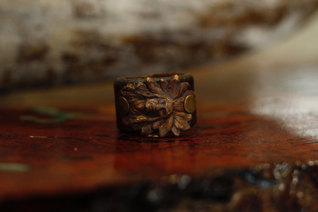 Vintage Leather Ring