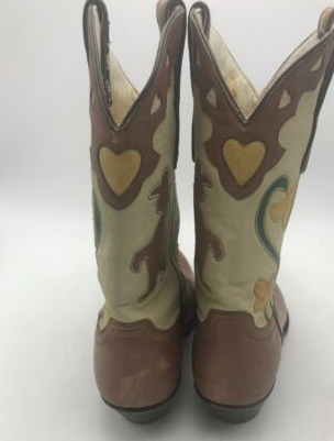 Vintage 1974 Cowboy Siloutte Tulips Boots 8