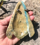 Vintage Oriental Jade Face Pendant