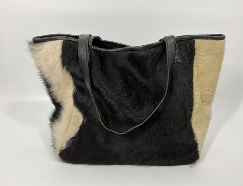 Faux Fur Pyramid Wristlet Clutch Bag
