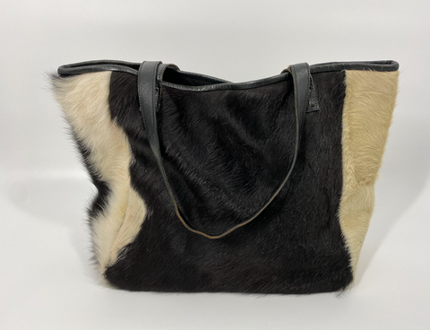 Cowhide & Leather Tote