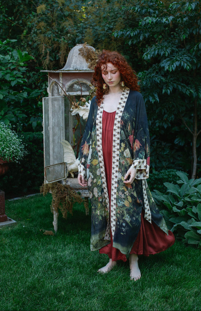 I Dream in Flowers Duster Kimono