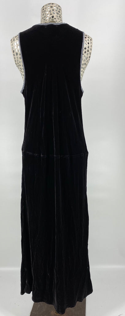 Lake Velvet Dress Asphalt