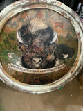 Restless Buffalo Artwork Large Circle