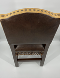 Double D Ranch Leather Chair Cowboy