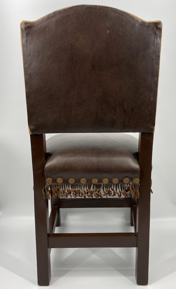 Double D Ranch Leather Chair Cowboy