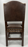 Double D Ranch Leather Chair Cowboy