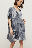 Cotton Linen Blend Casual Sack Dress