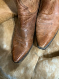 1883 Whiskey Color Vintage Cowboy Boots 11D