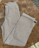 Kate Plaid Straight Leg Trouser Pants